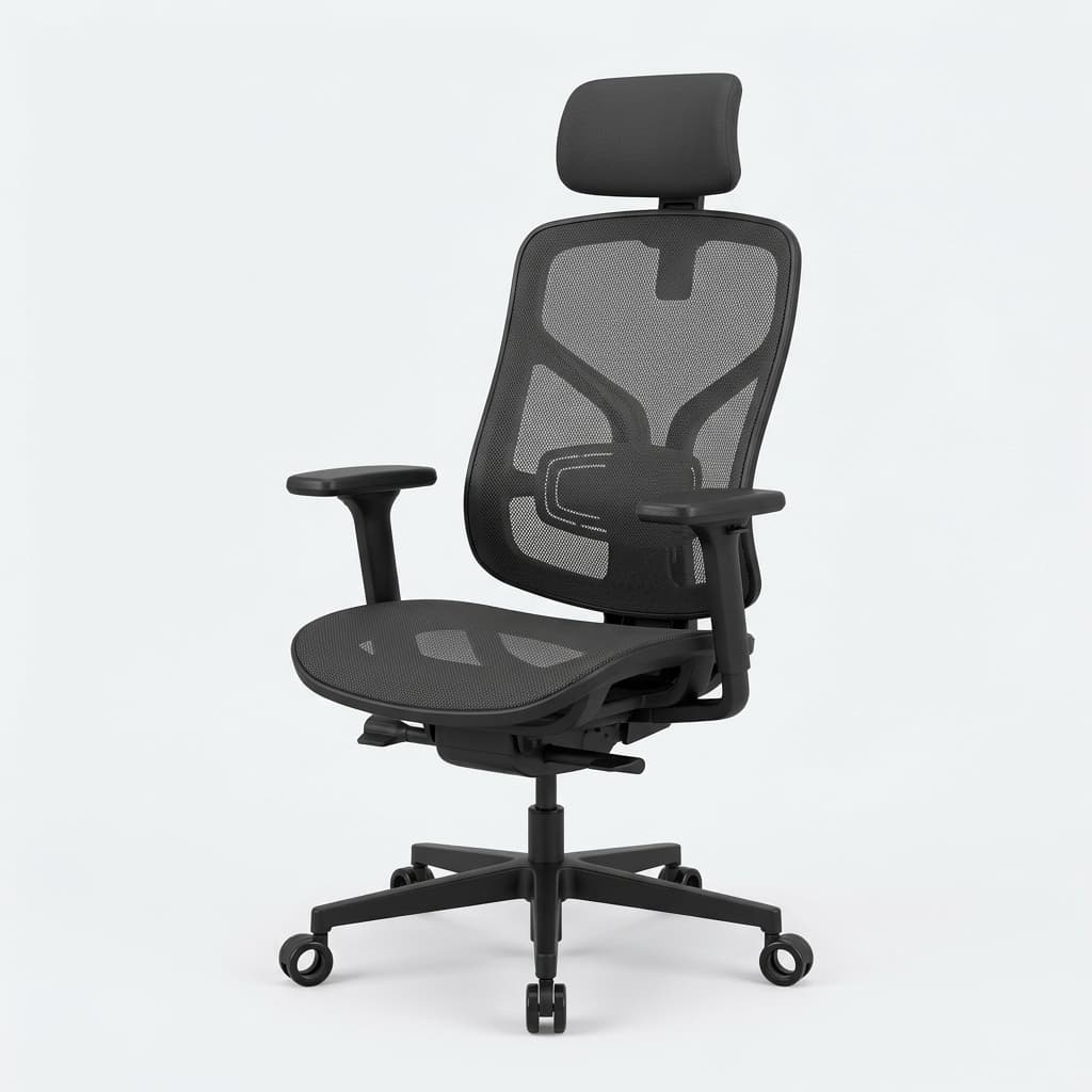 Fractal Design Refine Gaming- & Office-Stuhl (Mesh Dark)
