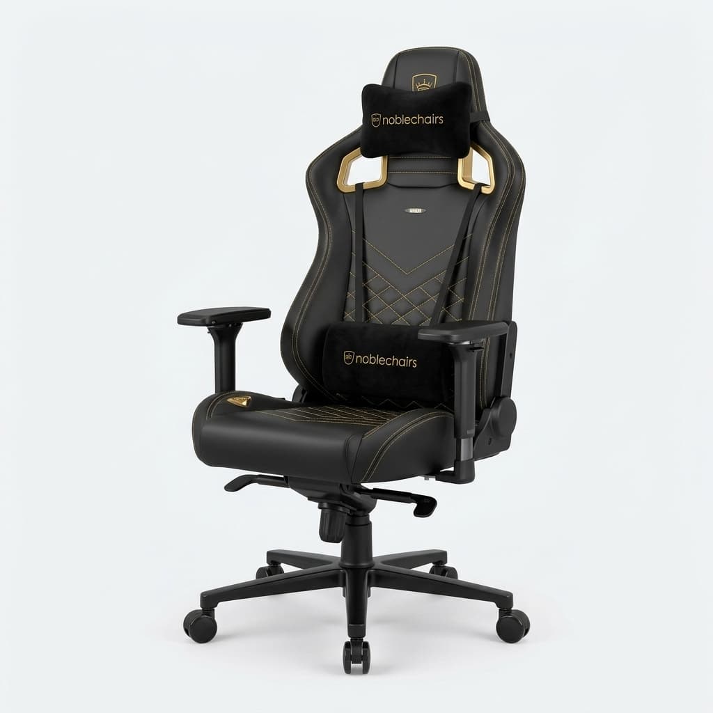 noblechairs EPIC Gaming-Stuhl (Schwarz / Gold)